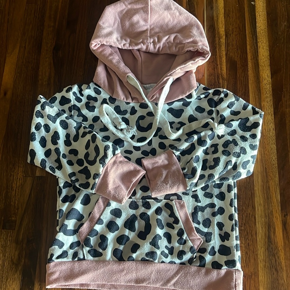 Animal print hoodie